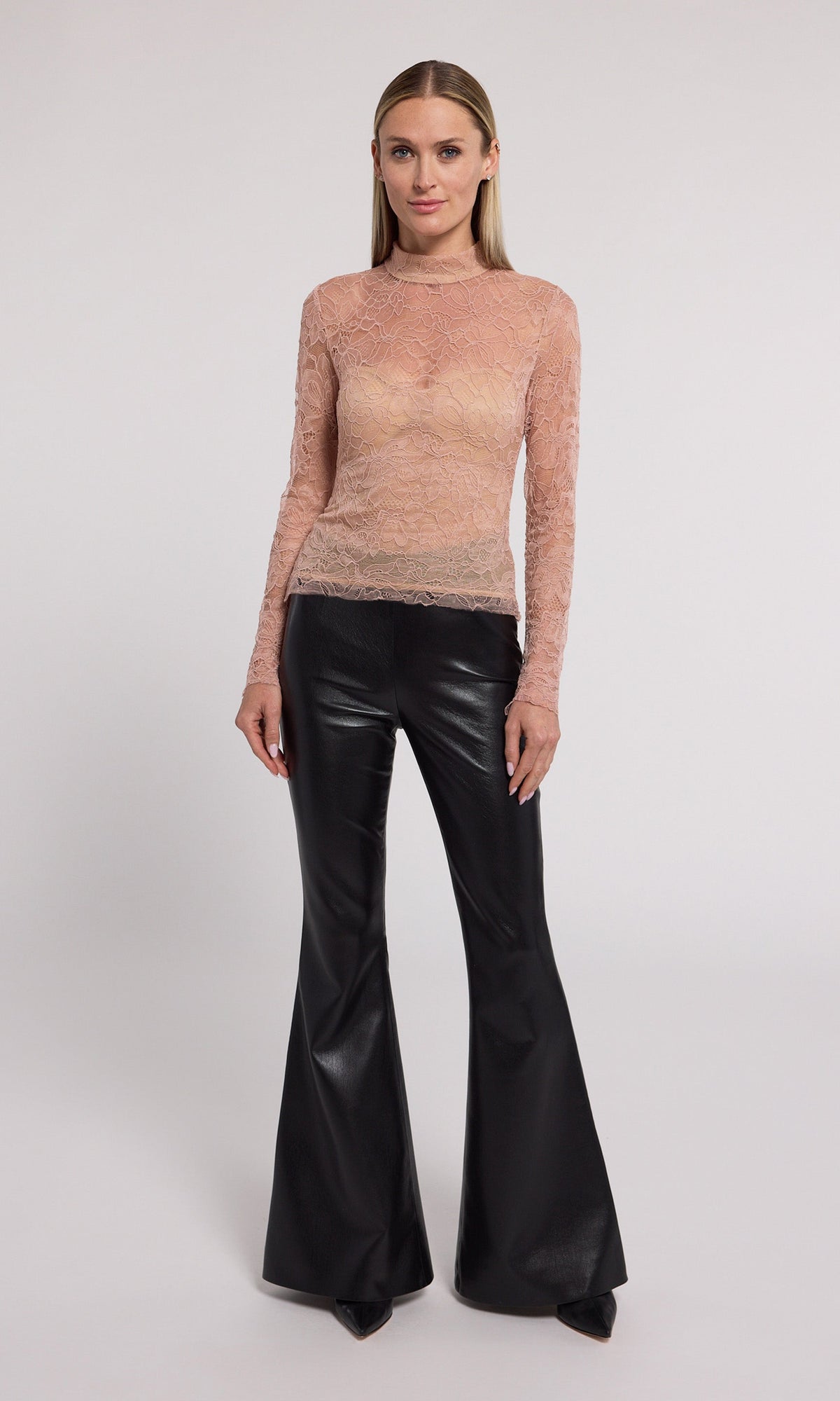 Marielle Lace Top | Blush