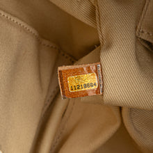 Chanel | Pre-Owned Goatskin Square Stitch Essential Bowler | Brown/Light Beige