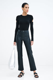 Kent Long Sleeve Top | Black