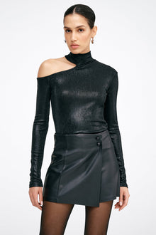 Evan Metallic Top | Onyx