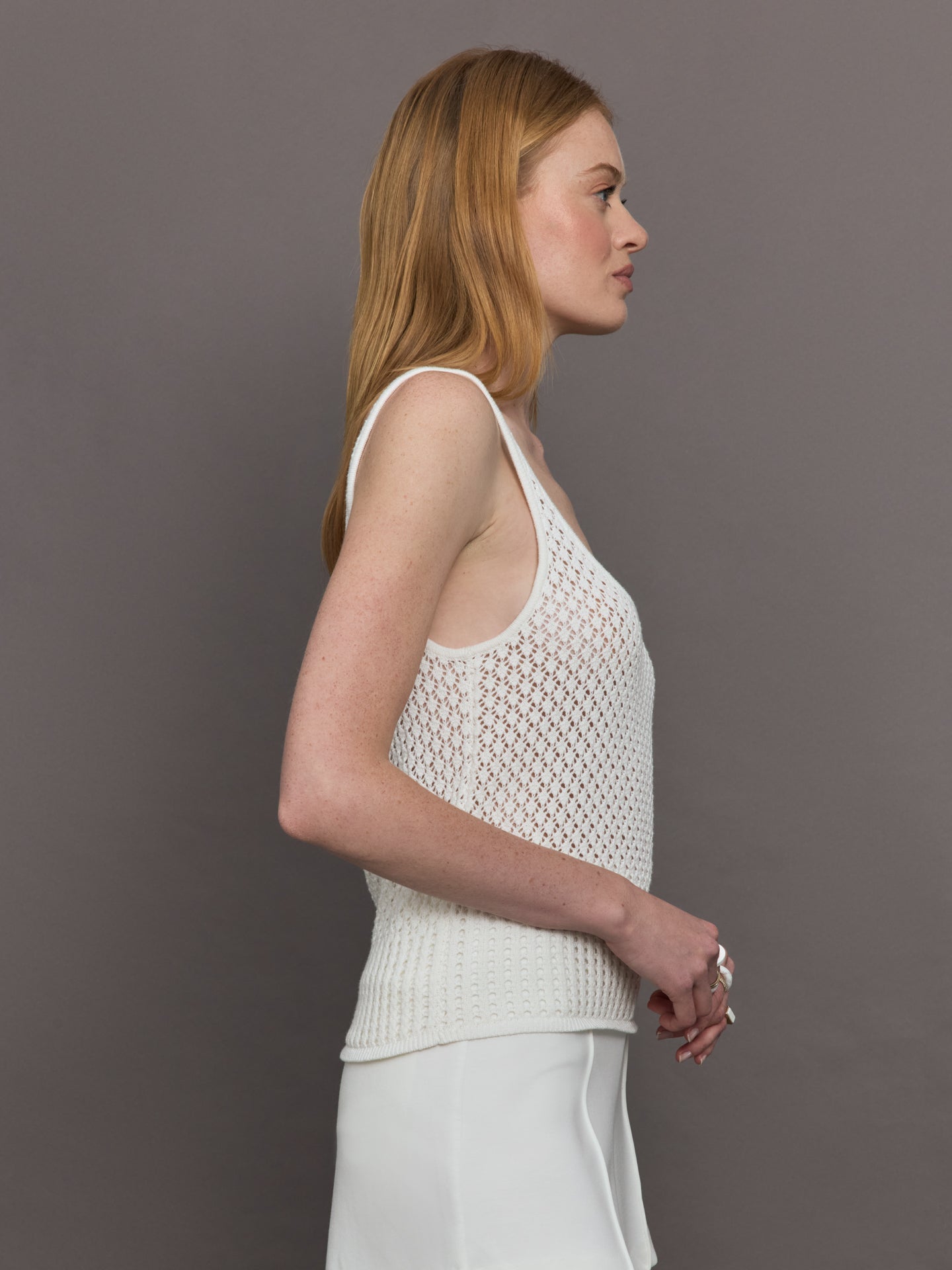 Callum Knit Top | Creme