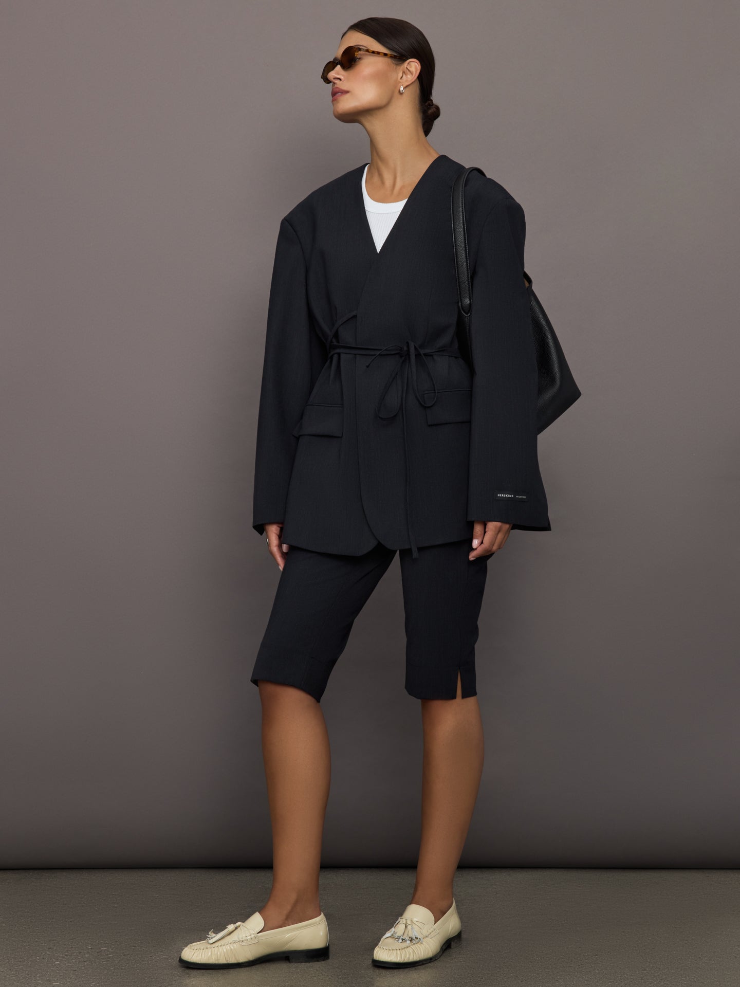 Aliyah Pants | Navy Melange