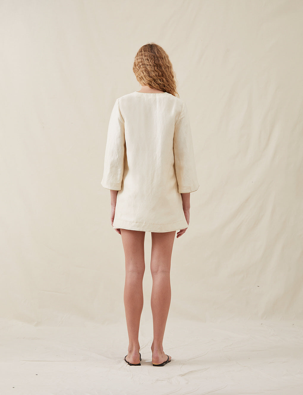 Womens | The Mini Caftan | Straw