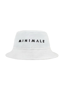 Hide & Seek Bucket Hat | White x Black Logo