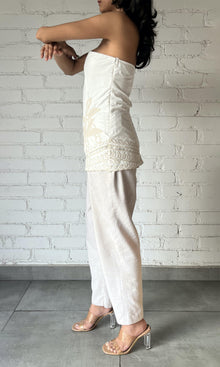 Womens | Ari Cotton Poplin Top | White
