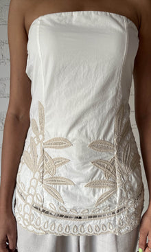 Womens | Ari Cotton Poplin Top | White
