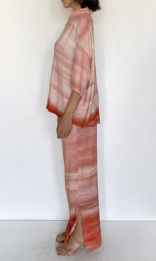 Hemant And Nandita | Asma Viscose Heavy Crepe Pants With Slit | Multi