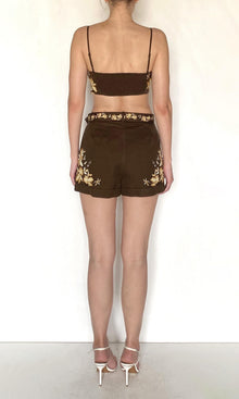 Hemant And Nandita | Bota Linen Cotton Bandeau | Brown