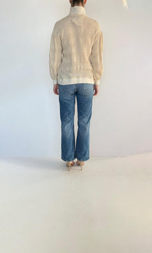 Hemant And Nandita | Inv Viscose Cardigan | Ivory