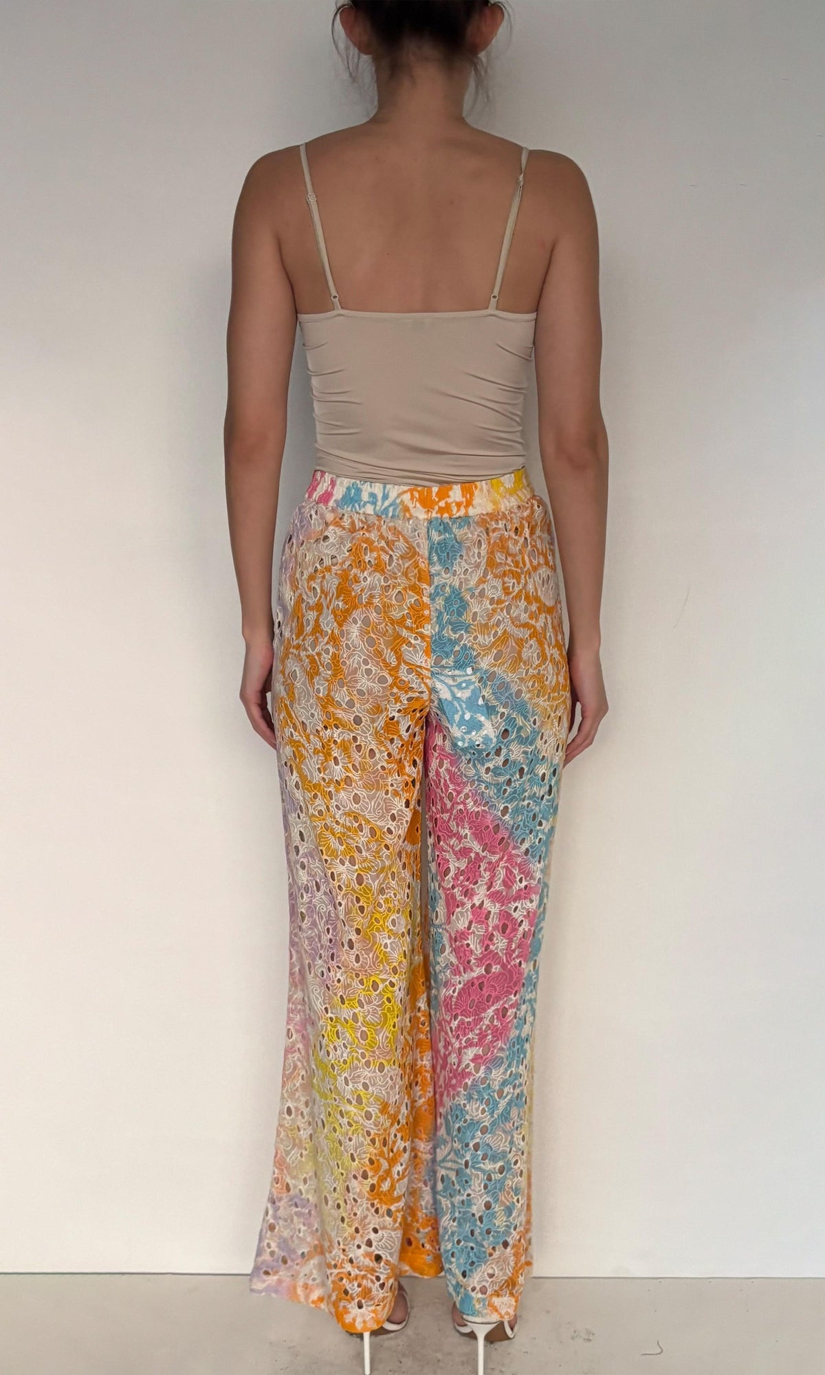 Womens | Inv Georgette Schiffli Pants | Multi