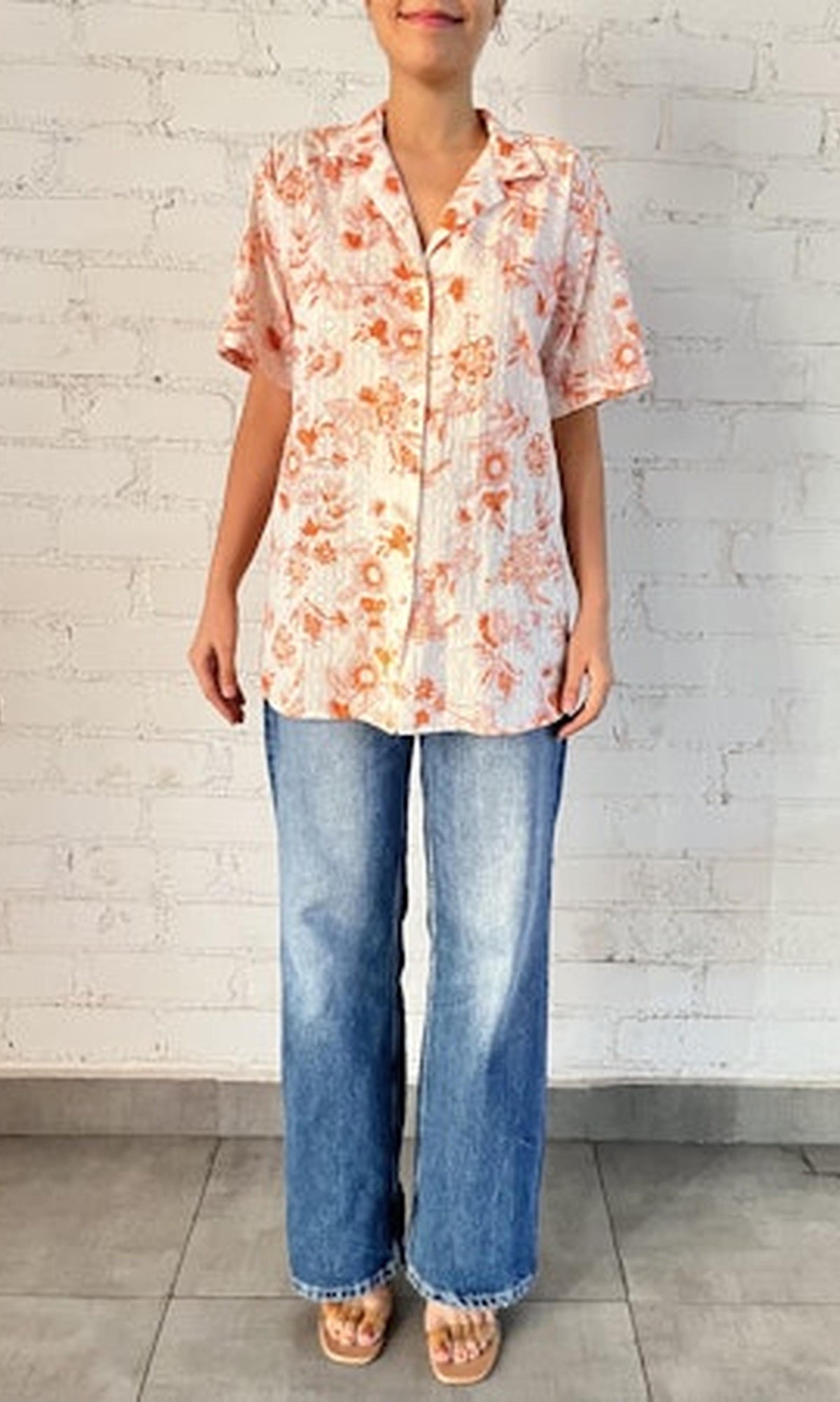 Hemant And Nandita | Inv Cotton Shirt | White