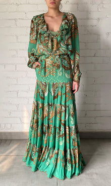 Hemant And Nandita | Jash Viscose Top | Green