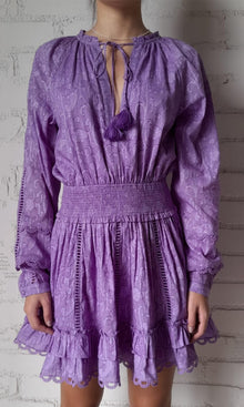Womens | Mavi Viscose Short Dress | Purple