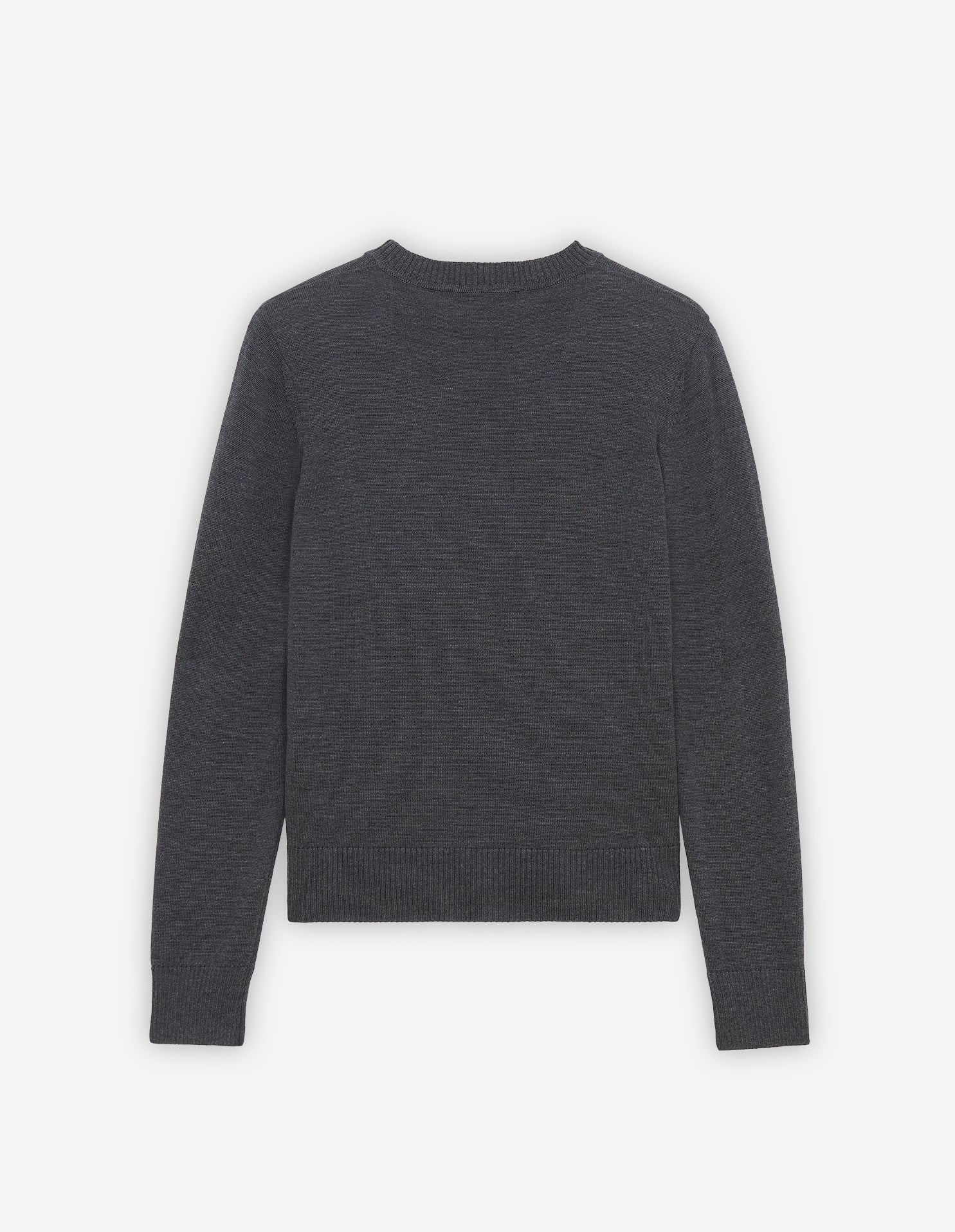 Womens | Fox Head Patch Adjusted R-Neck Cardigan | Anthracite Melange