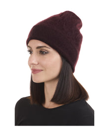 Amicale Cashmere | Women | Women's Hat | Bordeaux