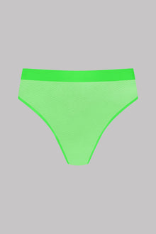 High-waist Thong - Corps à Corps Neon | Green