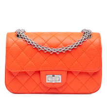 Chanel | Pre-Owned Mini Reissue 2.55 Quilted Goatskin Flap | Orange