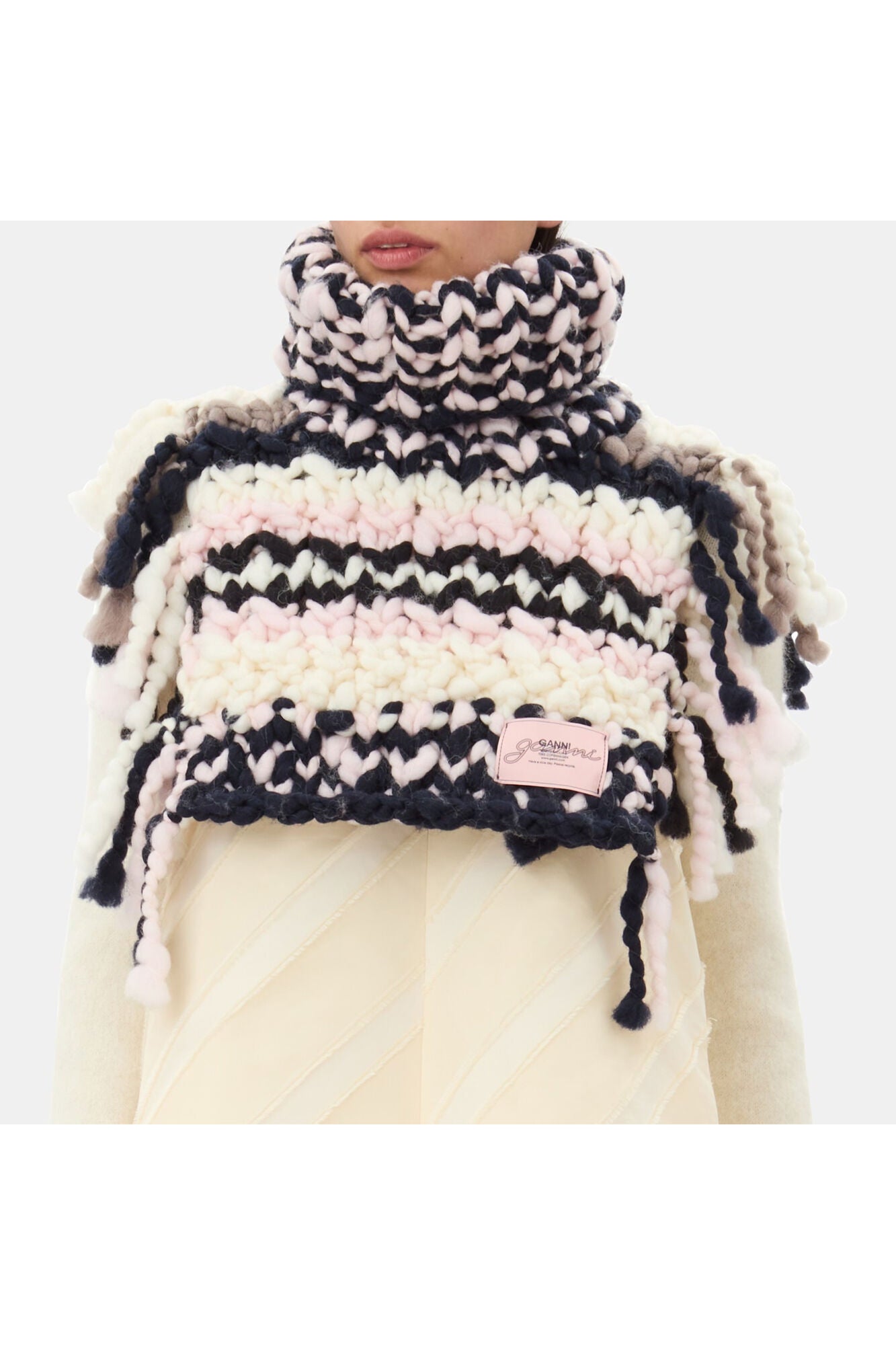 Hand Knit Neckwarmer | Multicolour