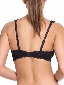 Signature Lace Balconette Bra | Black