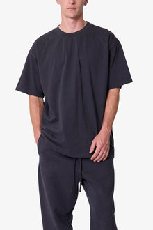 Heavy Basic Tee | Washed Black