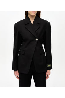 Heavy Cotton Tailoring Blazer | Black