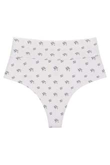 Added Coverage High Rise Bikini Bottom | Heidi Floral