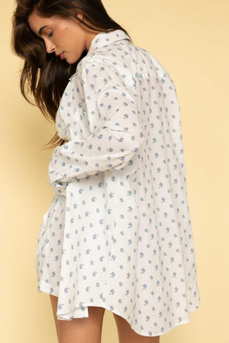 Long Sleeve Button Down Shirt | Heidi Floral