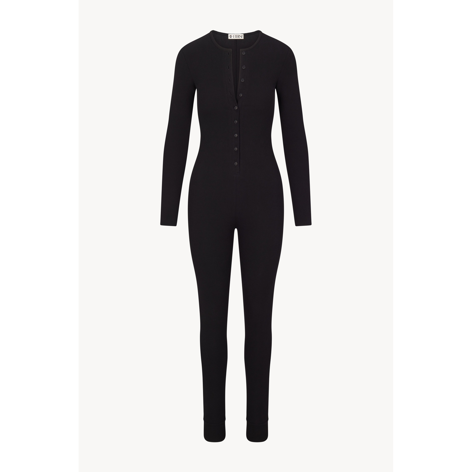 Henley Onesie | Black