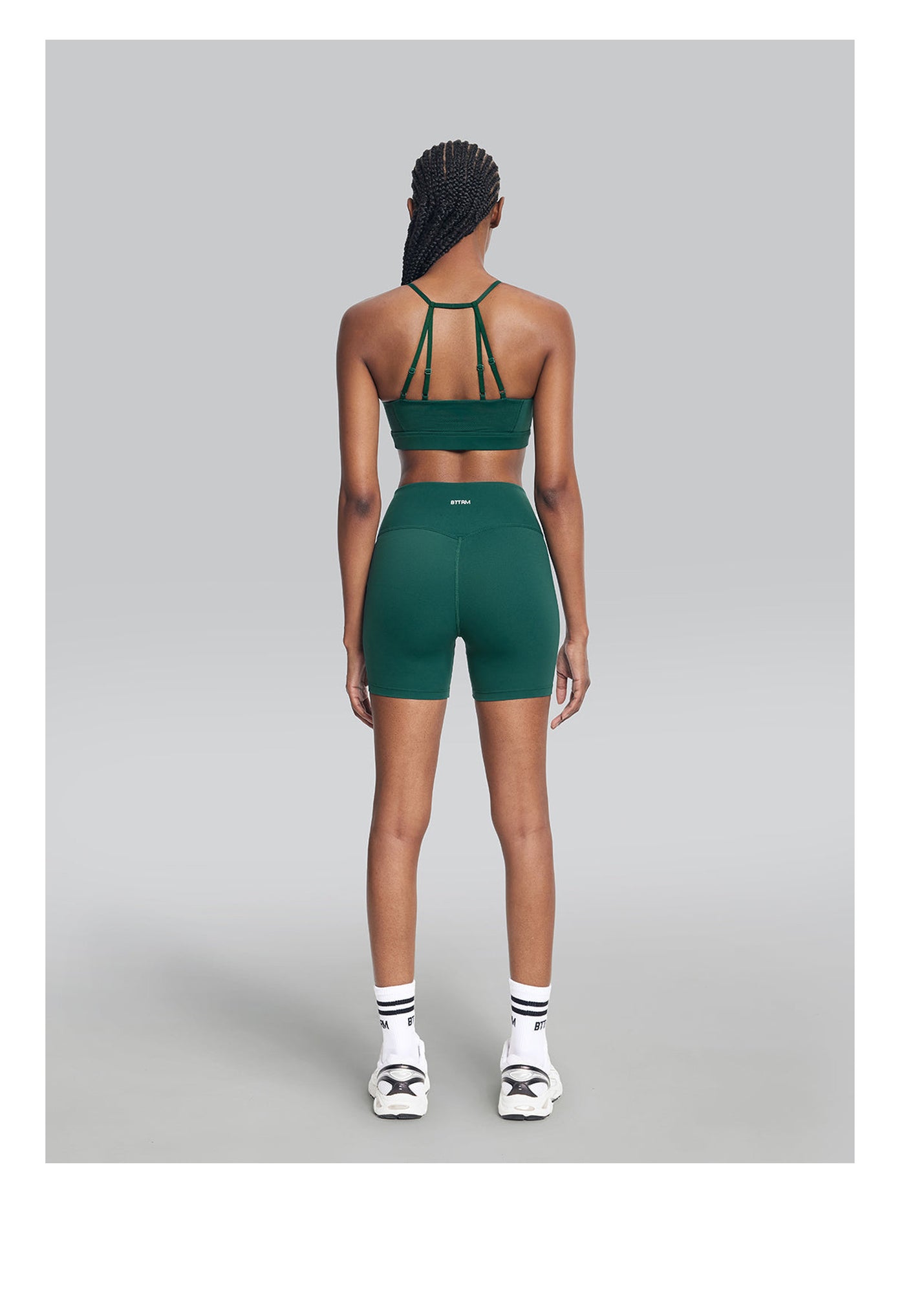 High-Waisted Impact Mesh Shorts | Dark Moss