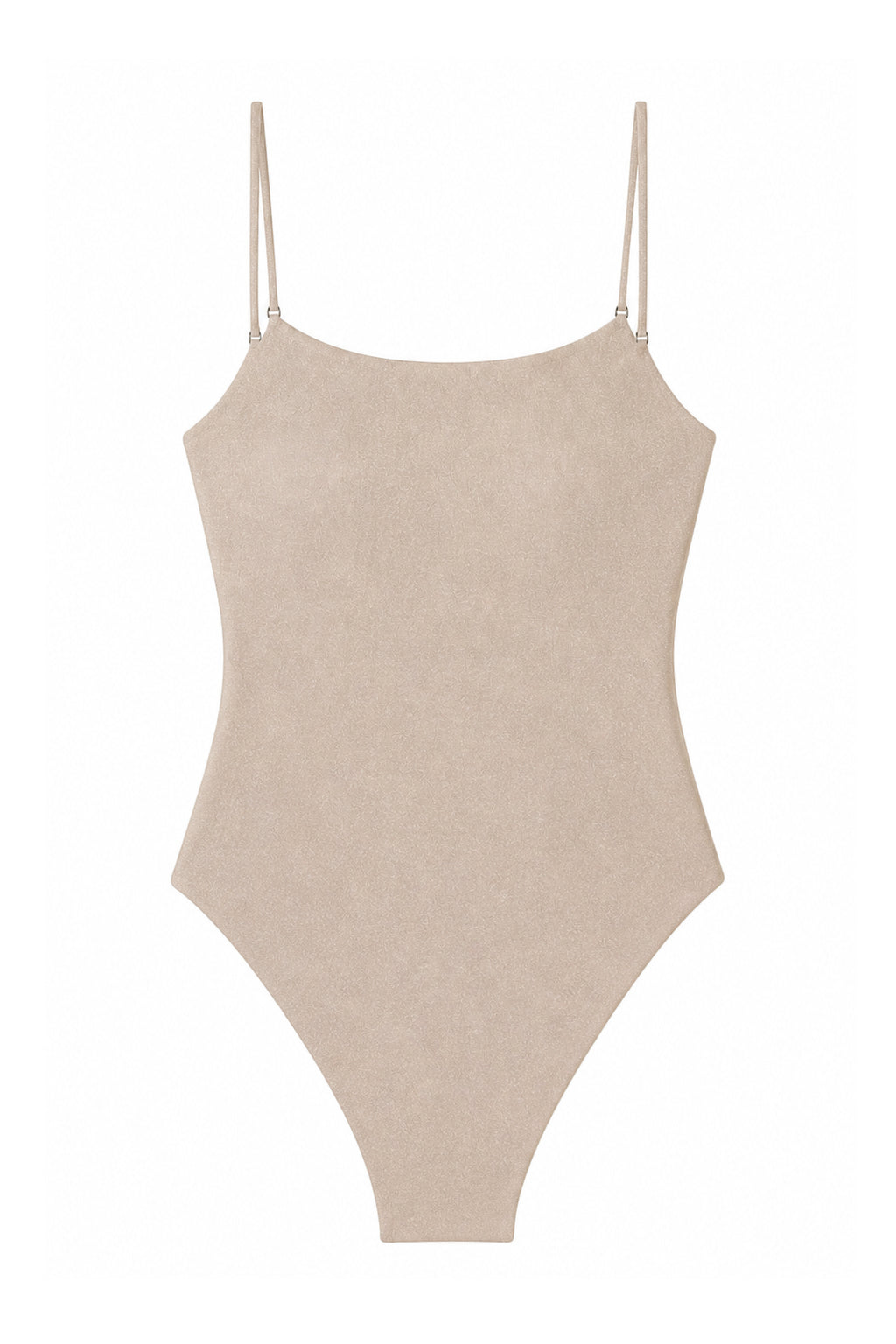 Hinge One Piece | Taupe Sheen