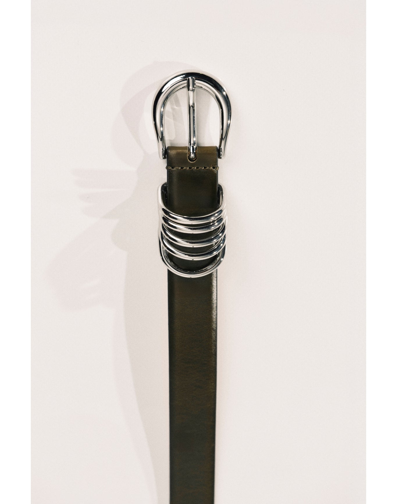 Hollyhock Silver | Khaki Green & Silver