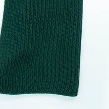 Merino Ribbed Scarf | Green