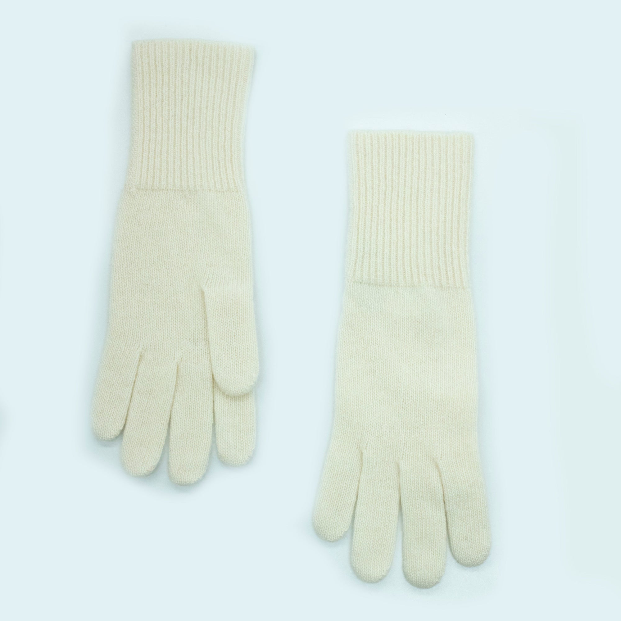 Cashmere Gloves | White