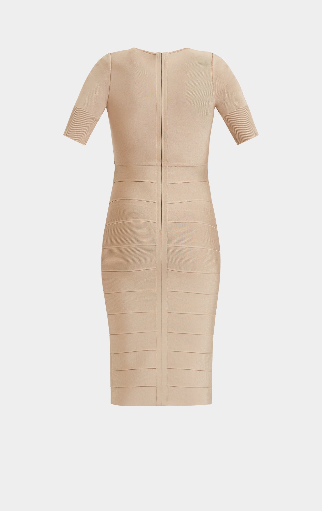 Asymmetric Strappy Icon Dress | Taupe