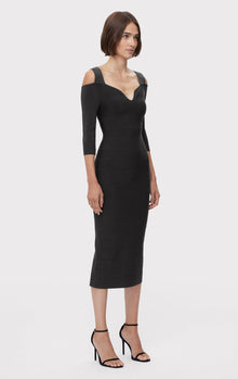 Icon Notched Bateau Midi | Black