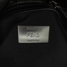 Fendi | Pre-Owned Zucca Coated Canvas And Calfskin Baguette Satchel | Black
