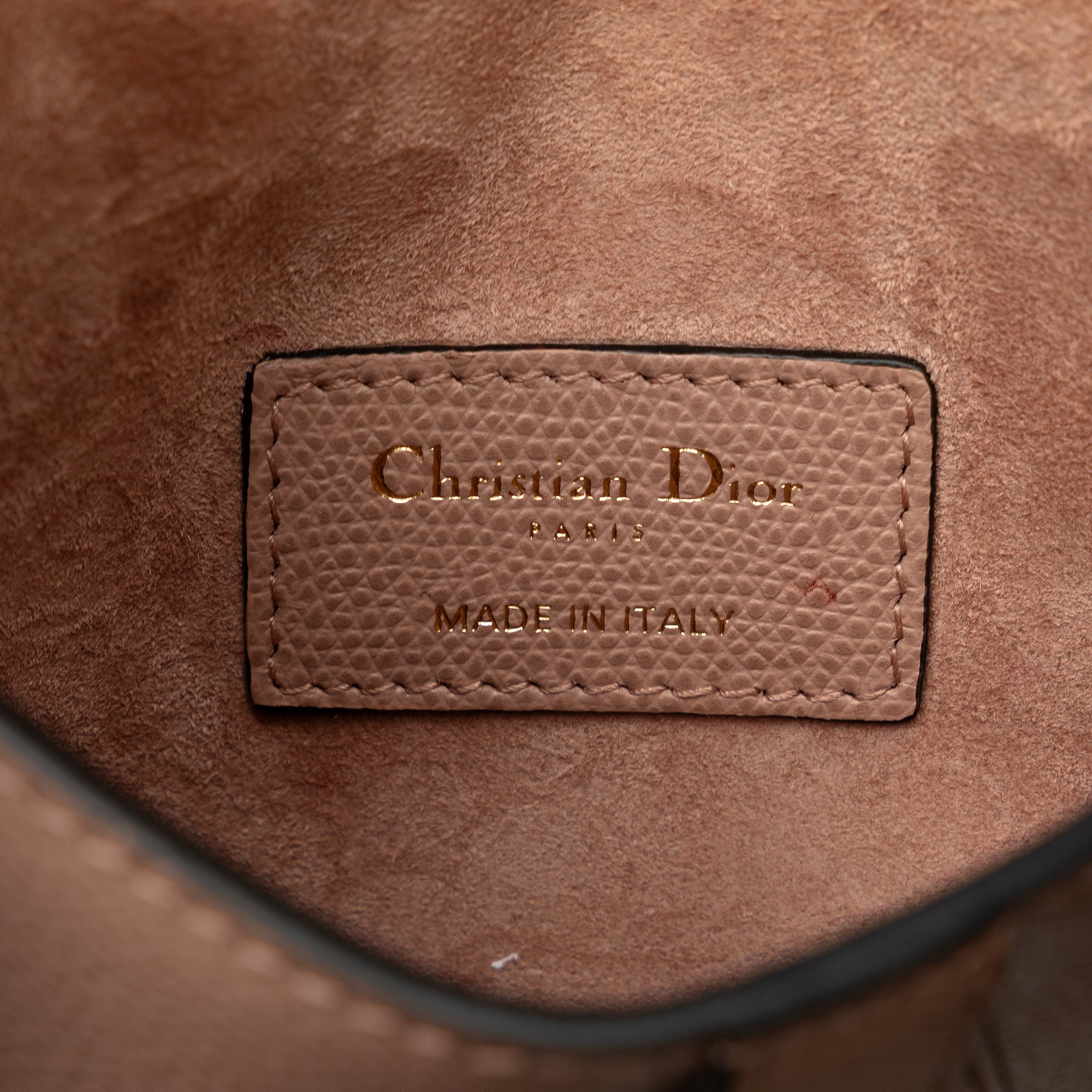 Dior | Pre-Owned Leather Saddle Belt Bag | Brown/Nude