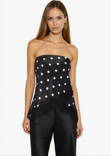 Odessa Strapless Camisole | Polka-Dot