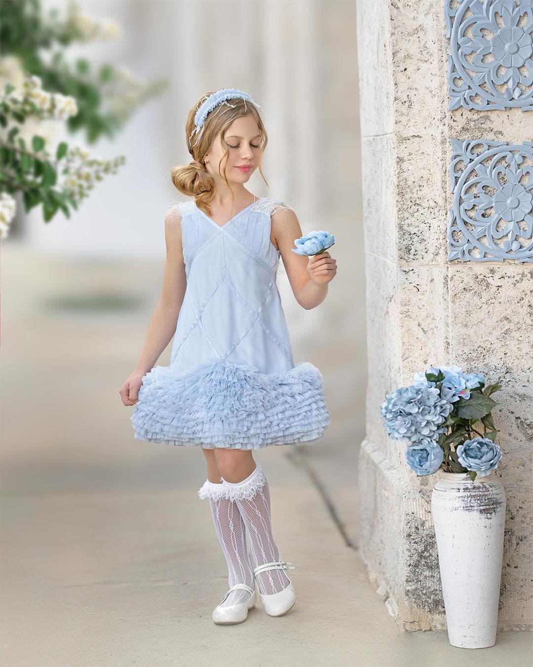 Skylar Blue Tulle Tutu Dress | Blue