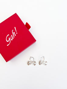 Farfalle Hoops | Silver