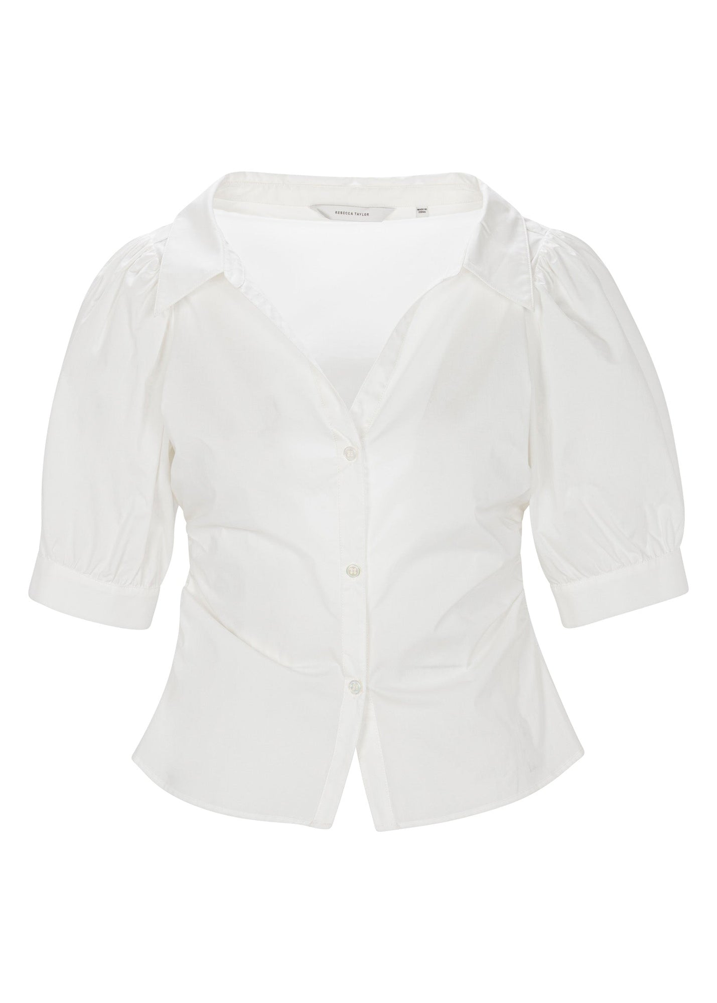 Isla Poplin Shirt | Milk
