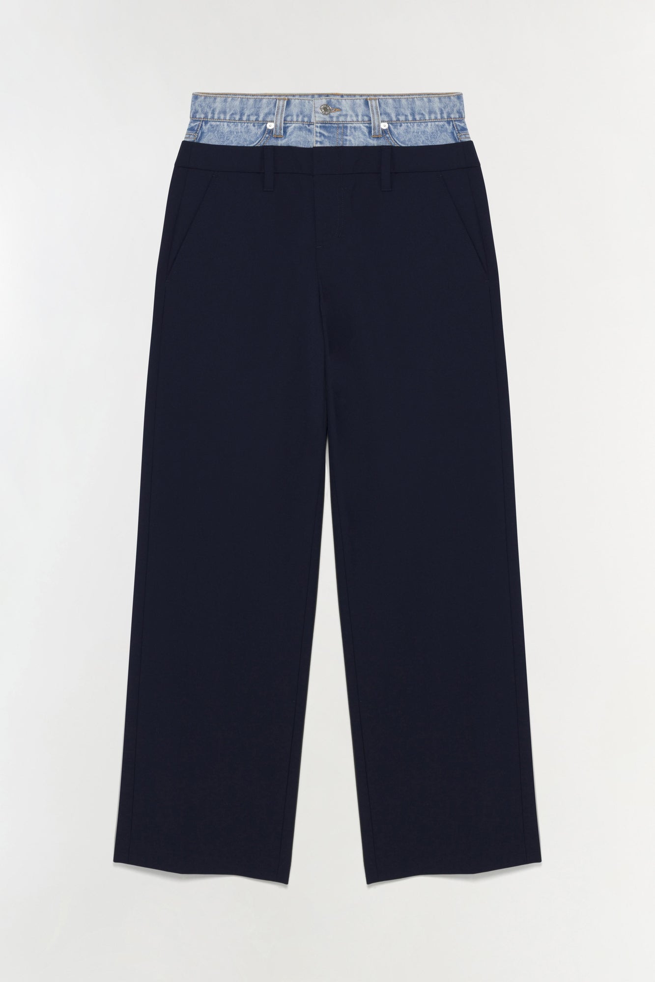 Womens | Ophelia Double Waistband Combo Pant | Midnight Multi