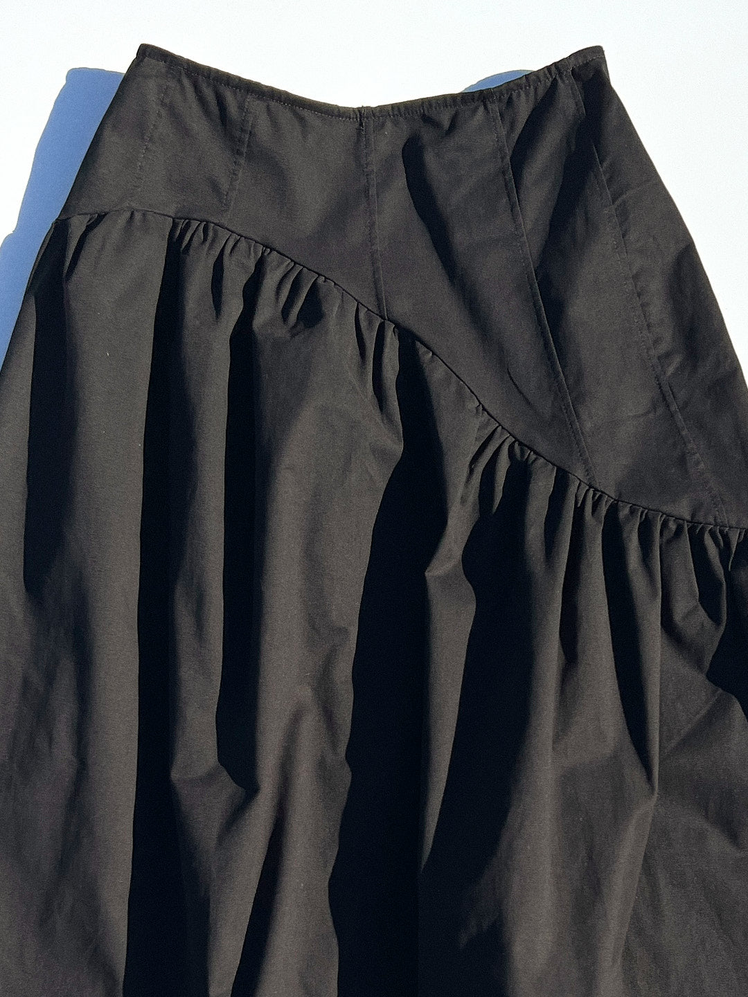 Maeve Midi Skirt | Caviar Twill