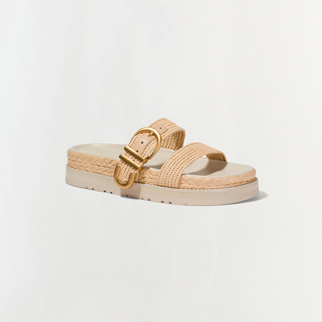 Womens | Aida Raffia Sandal | Natural