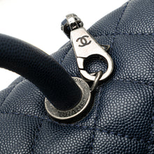 Chanel | Pre-Owned Large Caviar Coco Top Handle Bag - I | Blue/Navy