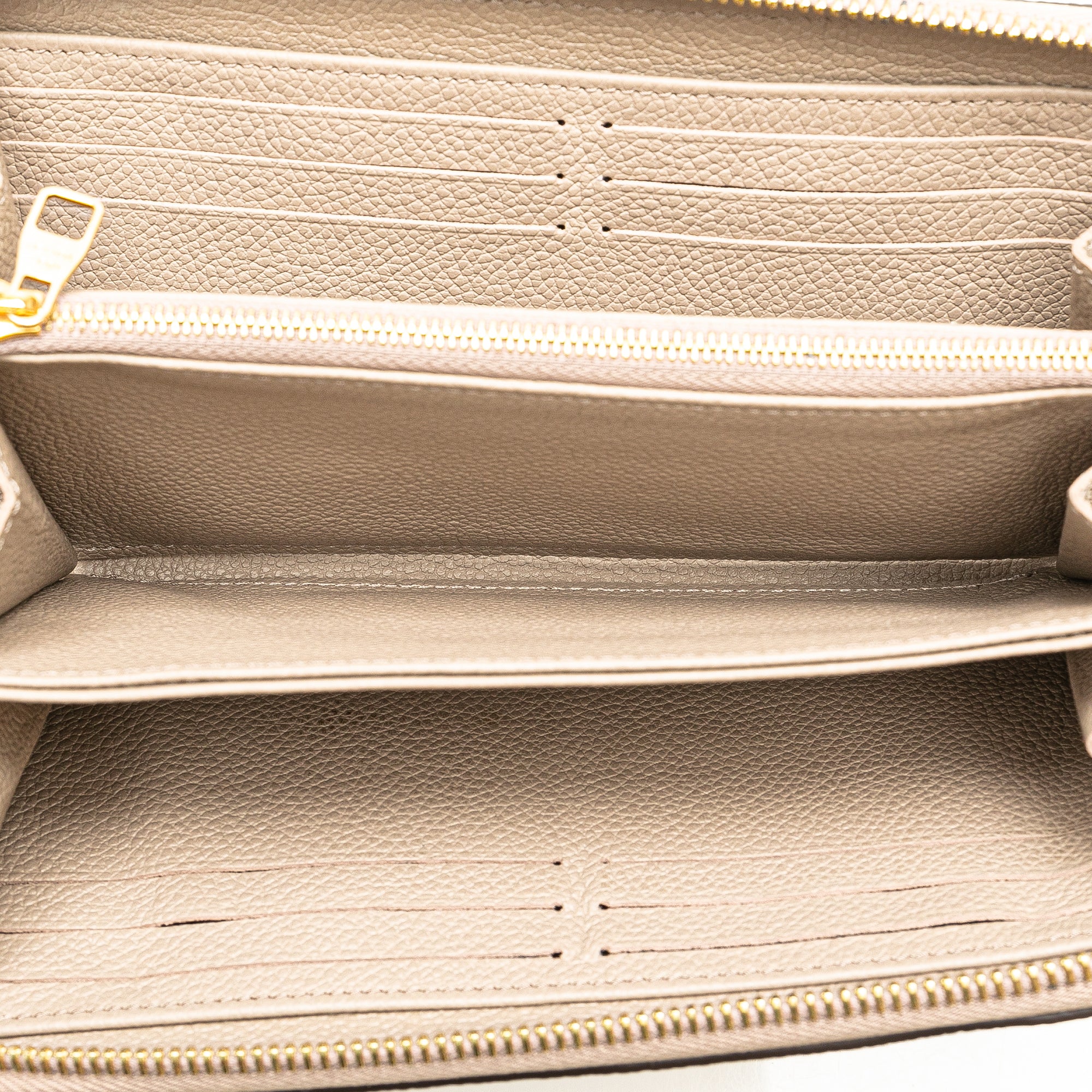 Louis Vuitton | Pre-Owned Monogram Giant Empreinte Zippy Wallet | Brown/Taupe