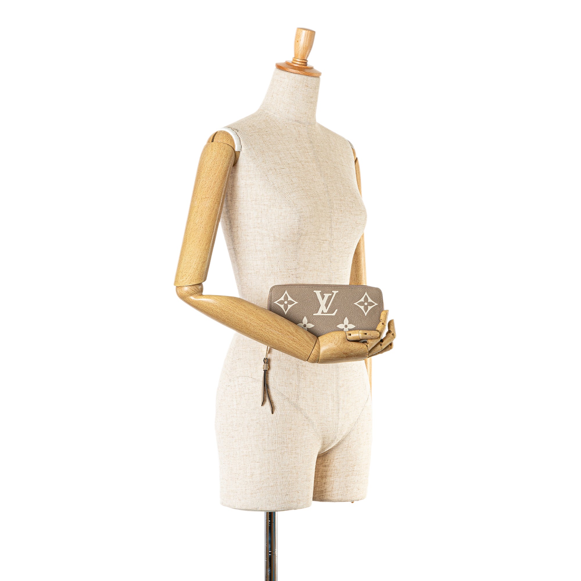 Louis Vuitton | Pre-Owned Monogram Giant Empreinte Zippy Wallet | Brown/Taupe