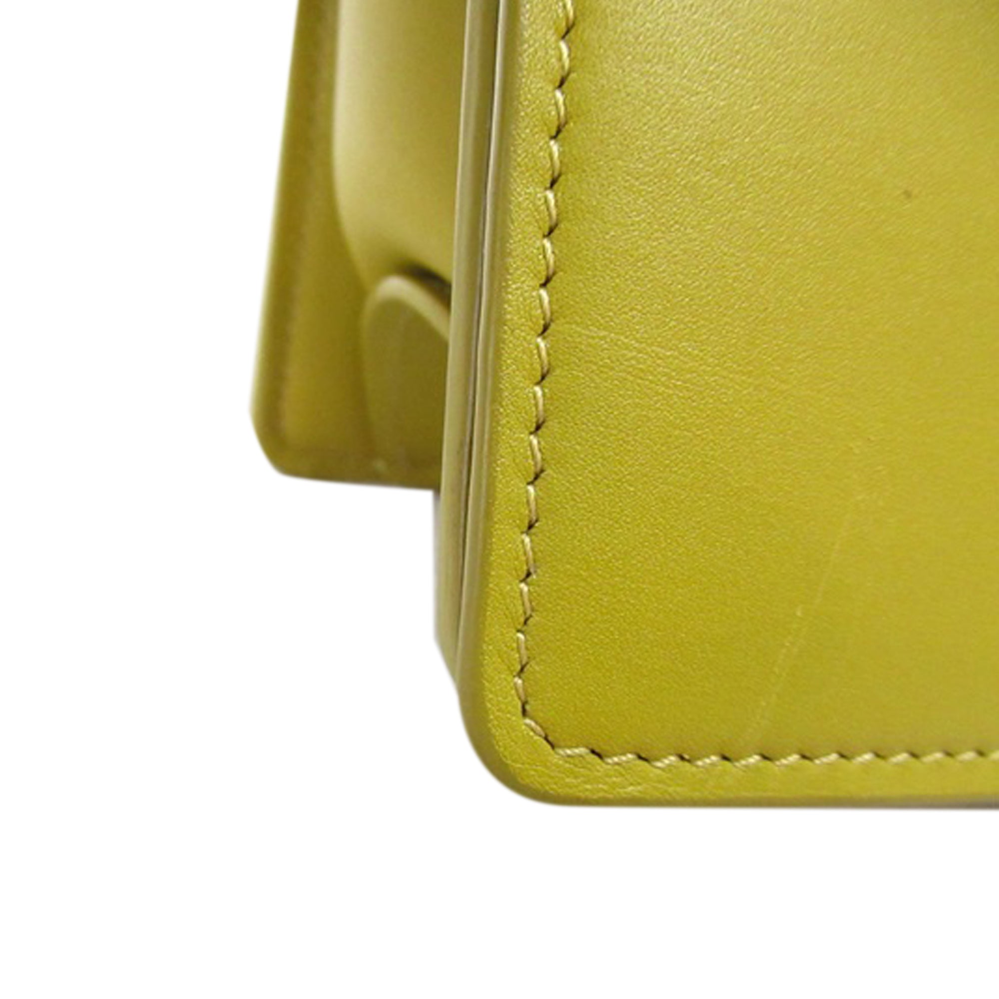Loewe | Pre-Owned Small Leather Barcelona Crossbody | Yellow