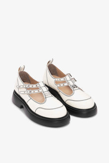 Ivory Mary Jane Shoes | Egret