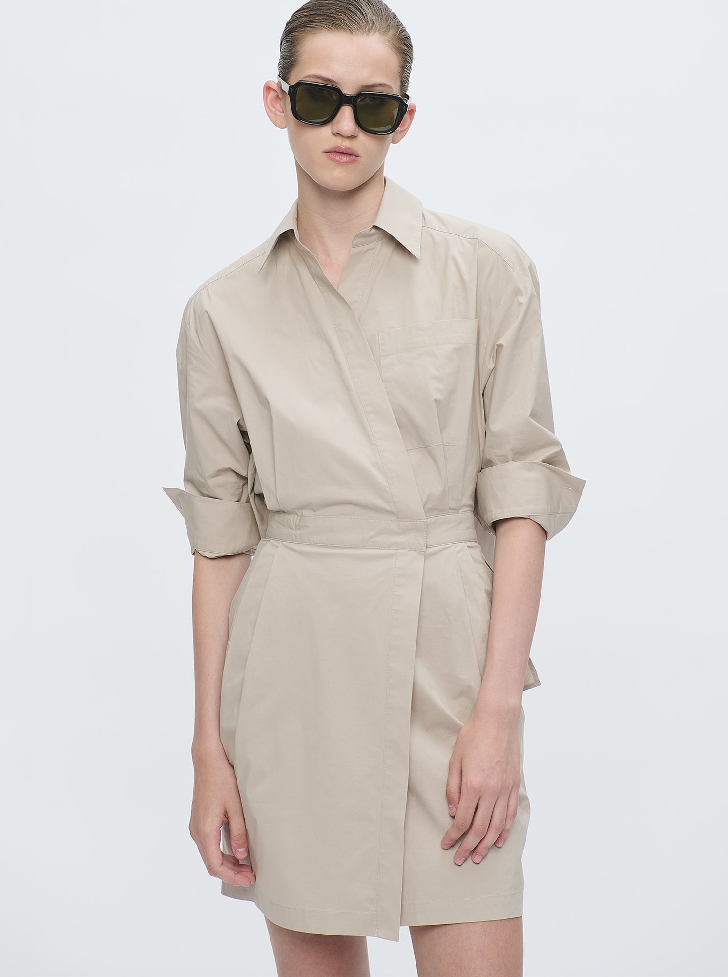 Jaxina Wrap Dress | Safari